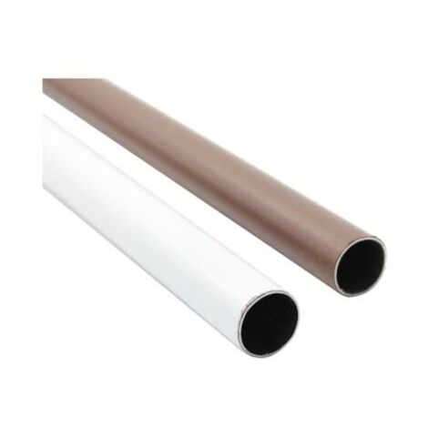 Tubo Tondo Plastificato Marrone Mm.18 Mt.1