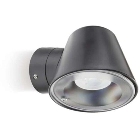 Sovil Applique GU10 Nero - Lampada da Parete Orientabile IP65 per Esterni (1/4)