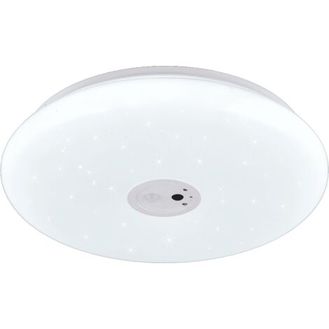 Trio Lighting Plafoniera LED Vedera 40cm Bianco con Videocamera Tuya 20W
