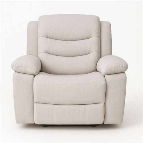 Domo Mea Poltrona Comfort Reclinabile Greige 98x95x103 cm Tessuto Idrorepellente