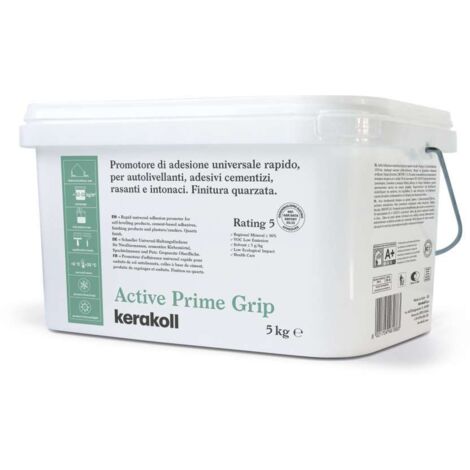 Kerakoll Primer Active Prime Grip 5kg - Promotore adesione universale - Bianco