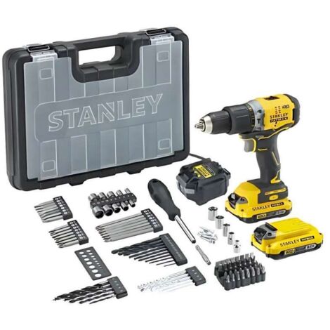 Stanley Fatmax Trapano Avvitatore a Percussione 18V - Kit Valigetta