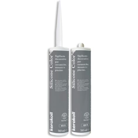Silicone color kk8 ml 310 sigillante decorativo per ceramiche e mosaici