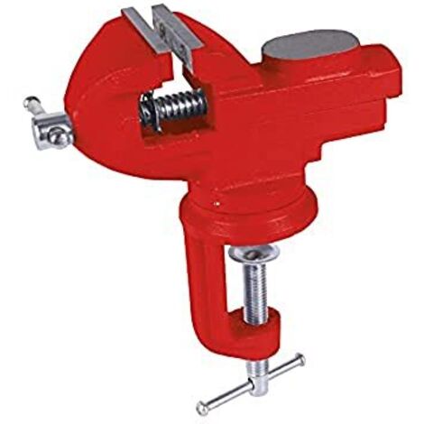 Morsa da banco girevole a galletto 60 mm.
