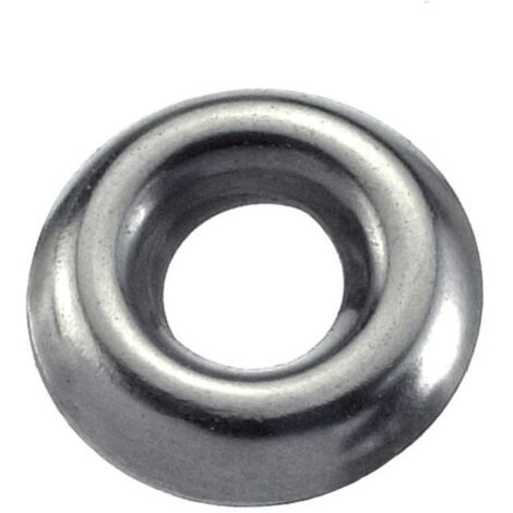 Orli sottovite Inox Diam. 13 x 5 mm. - 30 pz. (1/2)