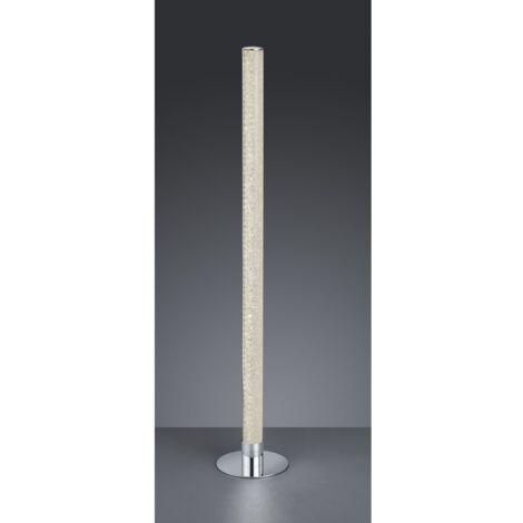 Lampada da terra LED RGB, metallo, cromo, H104 cm, Leia