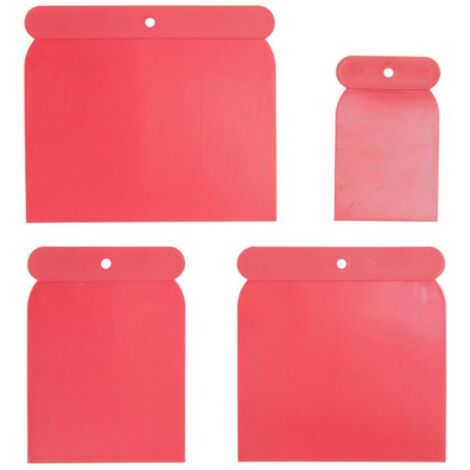 Set spatole in plastica 4 pz.