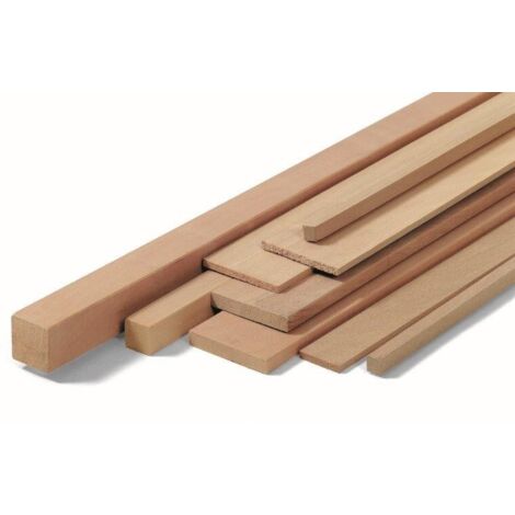 LISTELLO PIALLATO IN FAGGIO 5 X 20 X 1000 MM
