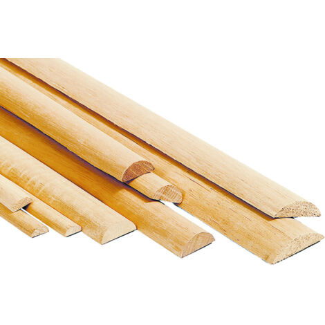 Listello piallato mezzotondo koto - mm.14x30x2450