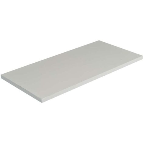RIPIANO MELAMINICO 4 LATI BORDATI BIANCO 18X300X800 MM