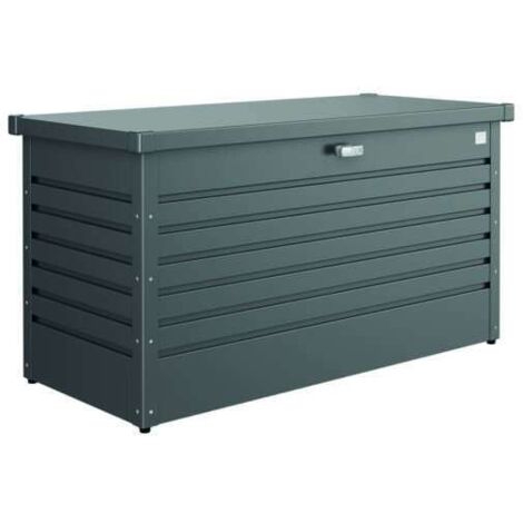 Baule in Metallo Large Biohort Grigio Scuro Metal