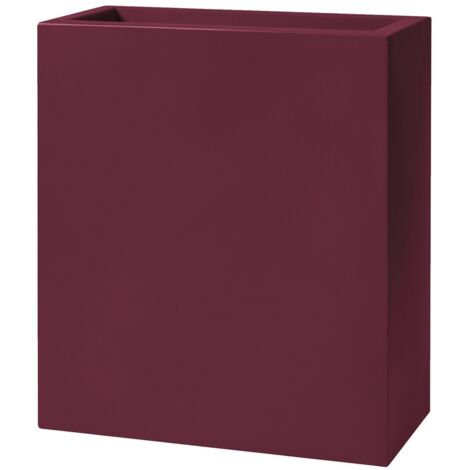 Fioriera rettangolare SCHIO TOWER MAXI 80X40 H90 - BURGUNDY - TERAPLAST