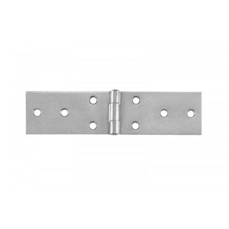 MASIDEF - 2 PZ CERNIERE LARGHE SPESS. 1.2 120x33 mm INOX