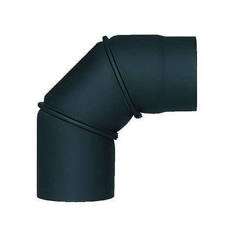 Gomiti Sweden mm.2 Acciaio Nero 90 Gradi Diametro cm. 15 (1/2)