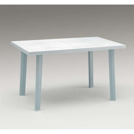 Tavolo Resina Velo Bianco 126X76 Progarden