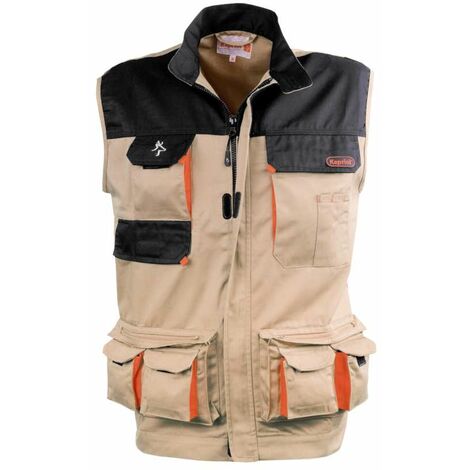 Gilet Colore Beige e Nero. Taglia L (1/2)