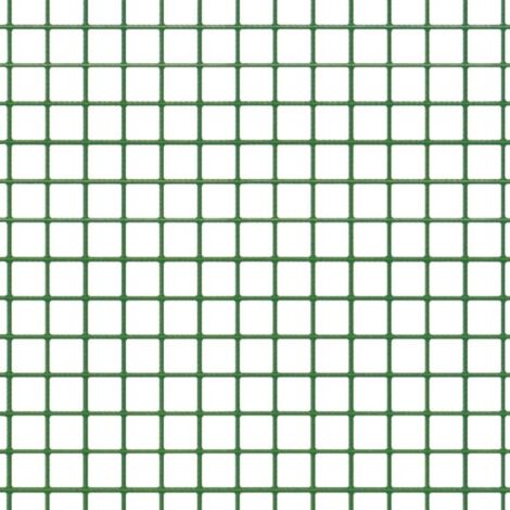 Rete metallica multiuso plastificata recinzioni 0,5x10 metri - biacchi ettore (1/2)