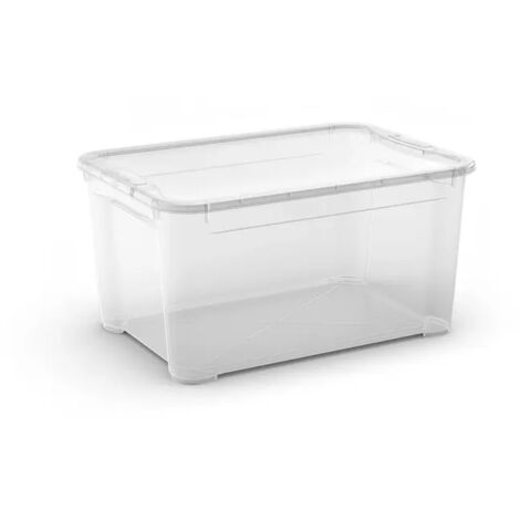 Keter CONTENITORE T BOX L 55.5X39XH28.5CM TRASPARENTE