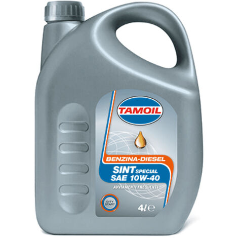 Tamoil Olio Motore 10W-40 Sintetico 4L - Benzina e Diesel