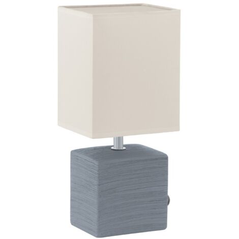 Lampada da tavolo Mataro 1E14 Grigio 10,5 x 30 H cm