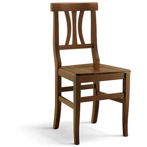 Sedia Arte Povera in Noce - Elegante e Resistente 45x38x90 cm