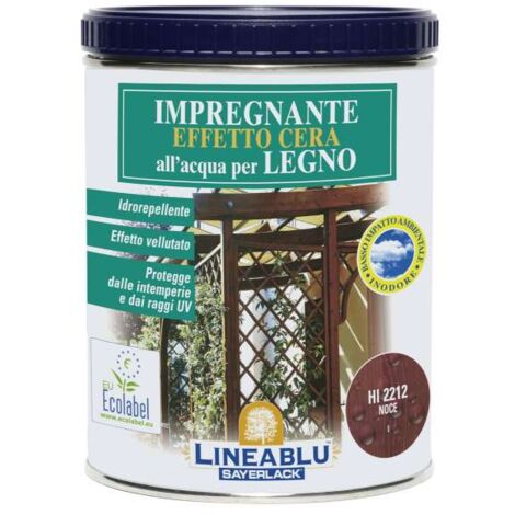 IMPREGNANTE CEROSO ACQUA LINEABLU SAYERLACK - HI2213 NOCE SCURO LT 2,5 - 1 pezzo