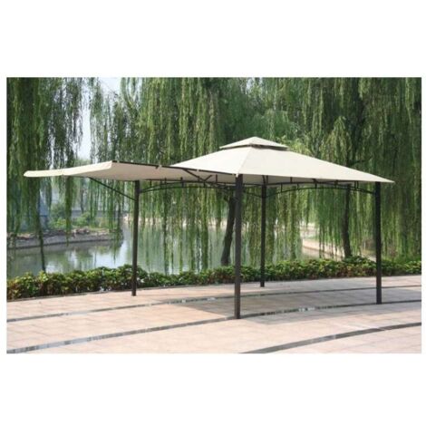 Domo Mea Gazebo - Antracite e Ecrù - 3x3 m