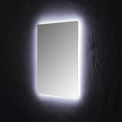 Specchio Bagno Retroilluminato LED 60x80 cm Moderno