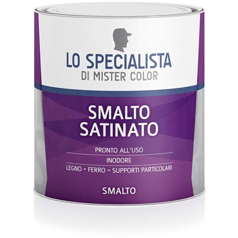 Lo Specialista Smalto Satinato Nero 0,5 l (1/2)