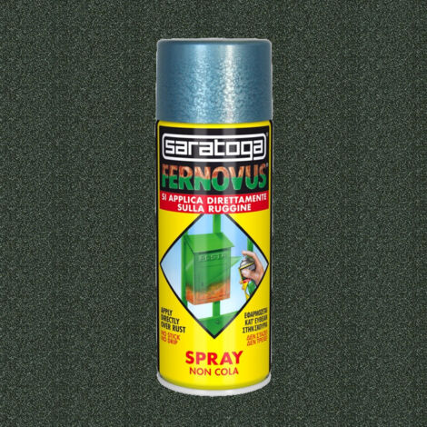 Vernice Antiruggine Spray Fernovus 400ml Saratoga - Grigio Forgiato Metallizzato