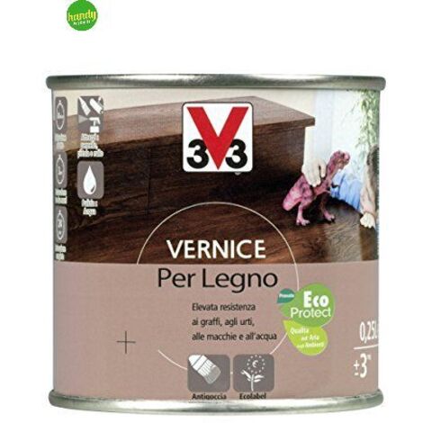 VERNICE PER LEGNO 250ML NOCE CHIARO SATINATO