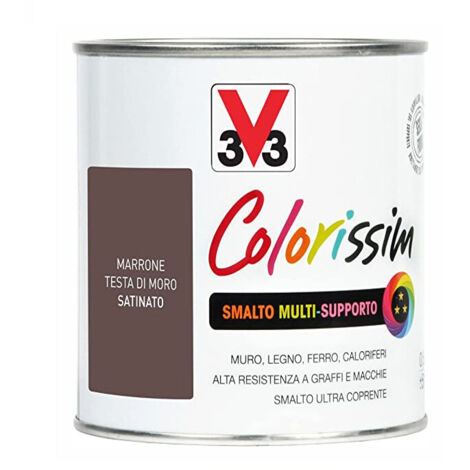Smalto Multisupporto Colorissim Testa di Moro 0,5 LT