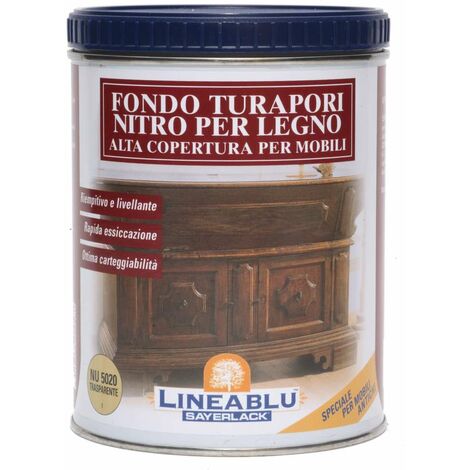 Fondo Turapori nitro per Mobili Trasparente 750 ml