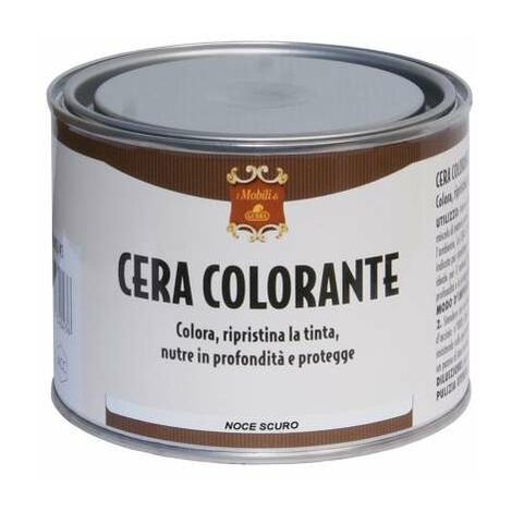 Gubra Cera Colorante per Legno - Noce Scuro - 500 ml