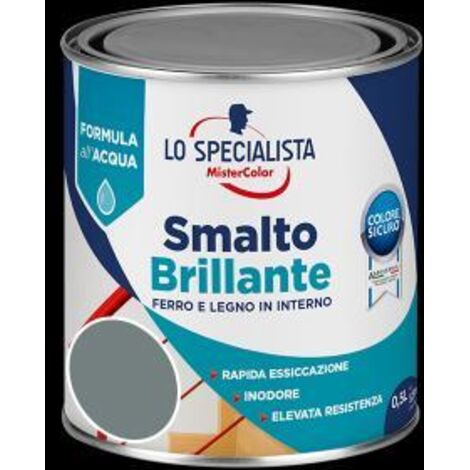 Lo Specialista Smalto Brill. Acqua Grigio Perla 0,500 l (1/2)