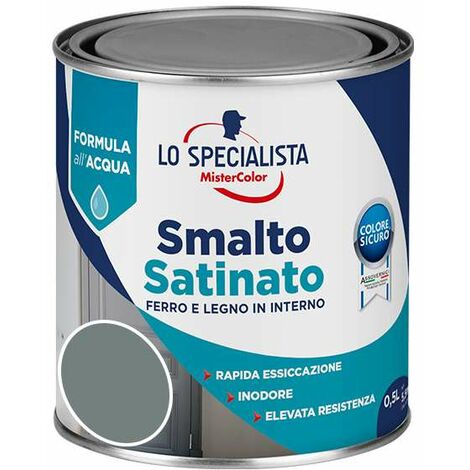 Lo Specialista Smalto Satin. Acqua Grigio Perla 0,500 l