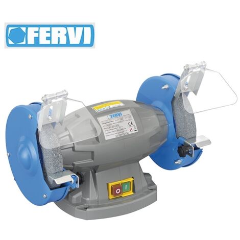 FERVI S023 SMERIGLIATRICE COMBINATA DA BANCO 2 MOLE GRANA 36+80 LEVIGATRICE 230V