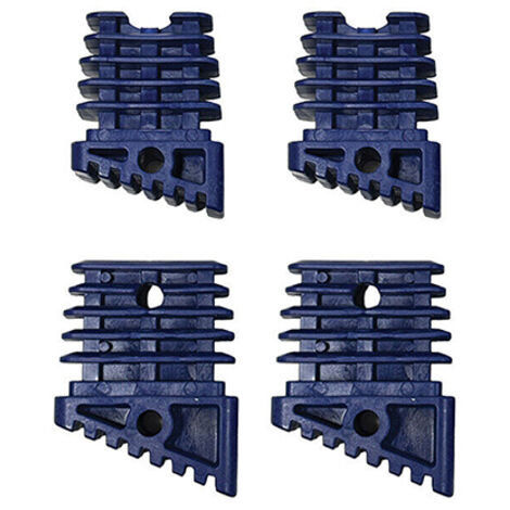 FACAL Kit Piedini Blu Antisdrucciolo per Scale ALFA 42x20 e 35x20 mm