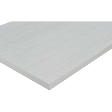 RIPIANO MELAMINICO 4 LATI BORDATI ROVERE GHIACCIO 18X400X1000 MM FSC