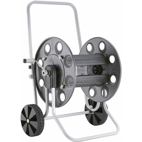 Claber Metal Gemini carrello avvolgitubo con struttura in metallo, ideale per giardini di ampie dimensioni