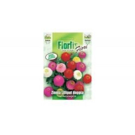 Flortis Semi di Zinnia Lilliput - Pronti per la Semina