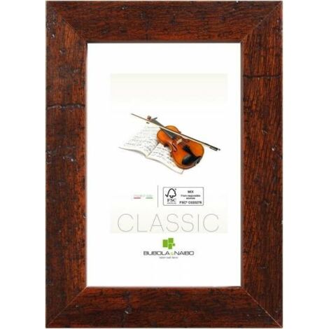 BUBOLA & NAIBO - CORNICE HUMPHREY IN LEGNO SERIE CLASSIC COLORE NOCE 50 X 70 CM. 3840 14 21