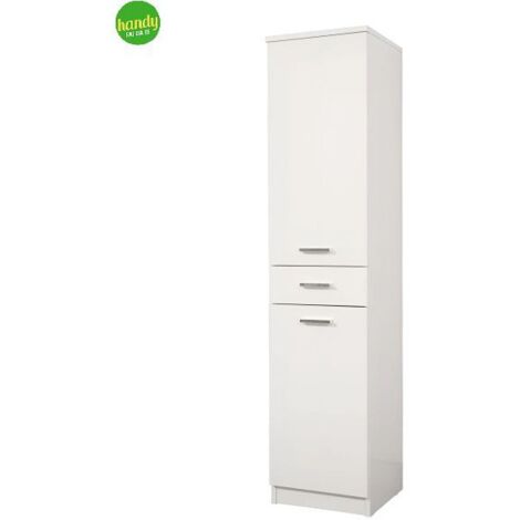 Savini Mobile Colonna Singola - Bianco Laccato Lucido - 34x151 cm