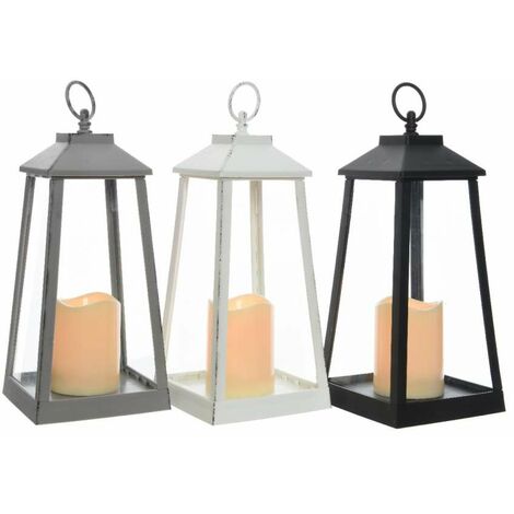Lanterna candela LED trapezio