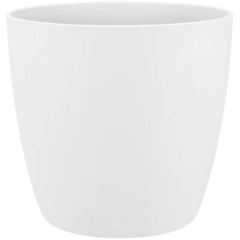VASO BRUSSELS ROUND 22CM WHITE ELHO