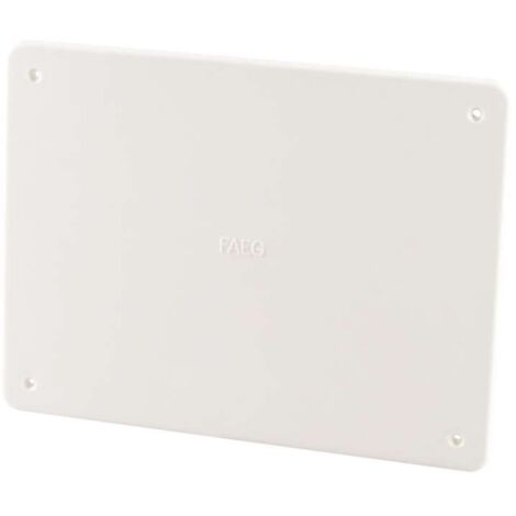 POLY POOL PP0590.1 Coperchio Scatola Elettrica di Derivazione da Incasso Bianco - in Tecnopolimero Antiurto - con Viti di Fissaggio