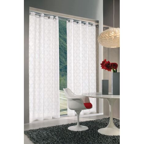 Tenda Ivy Bianco Ricamato 140 x 280 cm