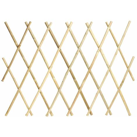 Verdemax Traliccio Estensibile Bamboo - Naturale - 1,8 x 1,2 m