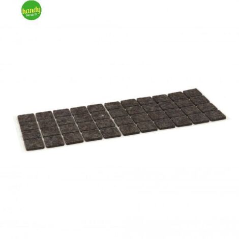 44 Feltrini Quadri 20 x 20 mm Marrone (1/2)