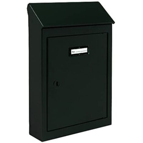 Vigor-Blinky Cassette per Lettere Lamiera Nr. 3 Nero 20x6x30cm